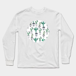 Cactus | Watercolor | Art | Pattern Long Sleeve T-Shirt